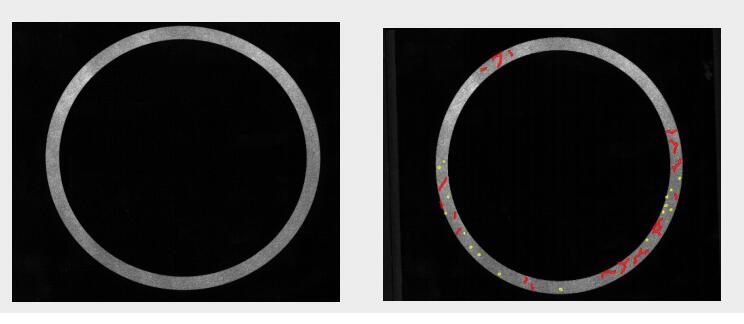 环状金属薄片表面瑕疵缺陷检测系统-机器视觉_视觉检测设备_3D视觉_缺陷检测