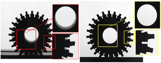 电机齿轮检测，电机齿轮外形轮廓尺寸视觉检测-机器视觉_视觉检测设备_3D视觉_缺陷检测